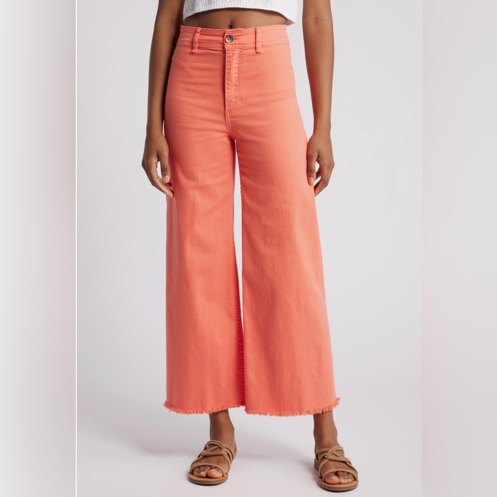 Billabong high waisted wide leg pants size 28
